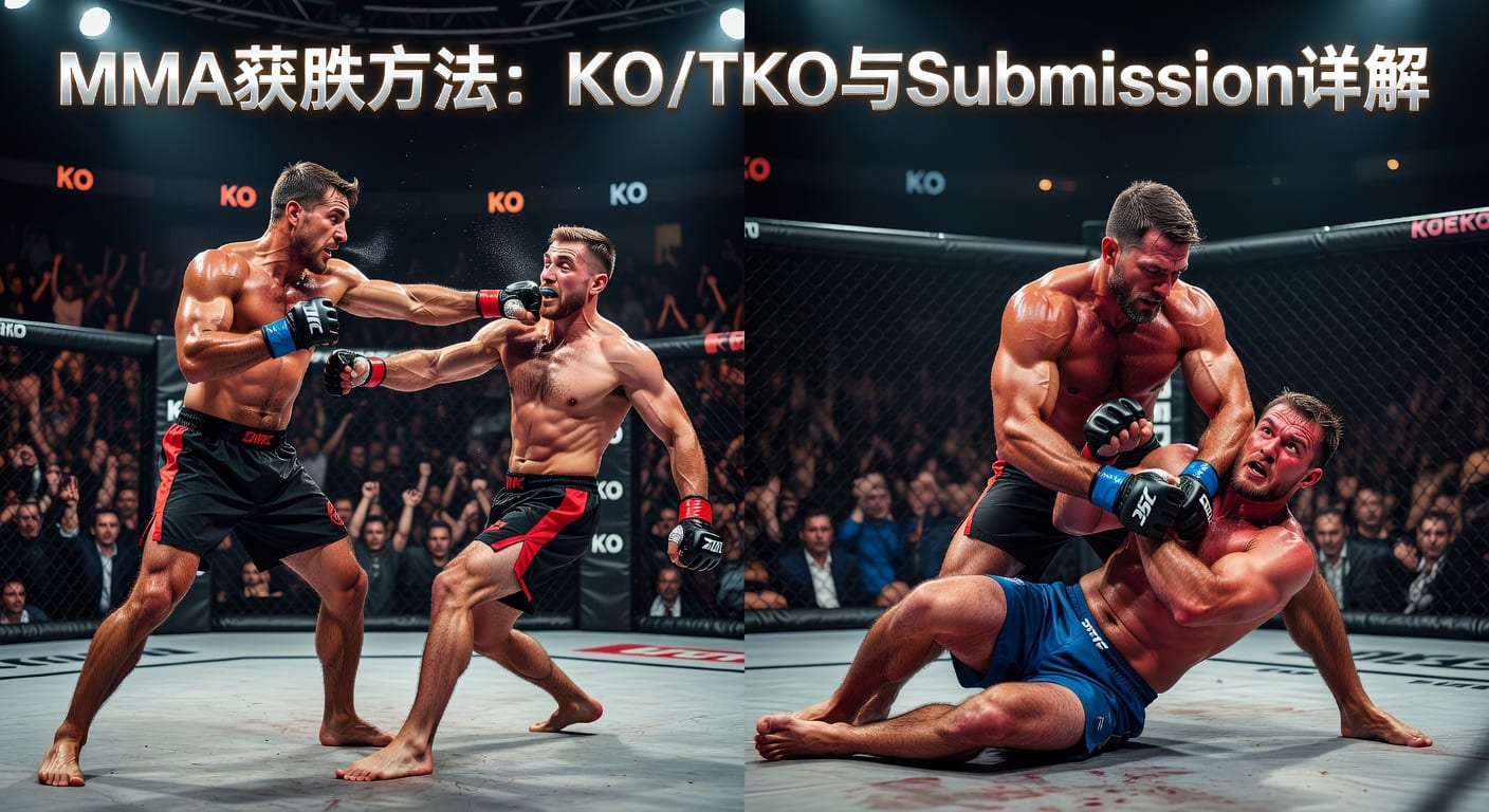 MMA方法method of victory KO/TKO Submission解析
